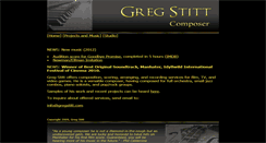 Desktop Screenshot of gregstitt.com